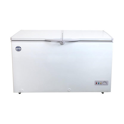 Emtex 335 Litres Double Door Chest Freezer (Direct Cooling Technology, CHFK350DGS, White)