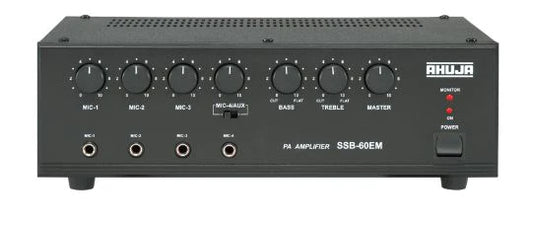 Ahuja Medium Wattage PA Mixer Amplifier 60W SSB-60EM