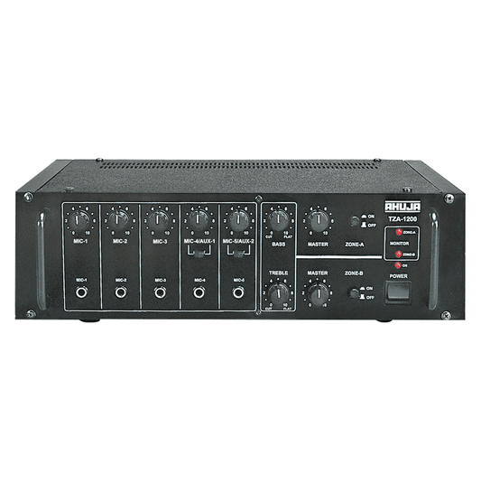 Ahuja 2 Zone PA Mixer Amplifier 120W TZA-1200