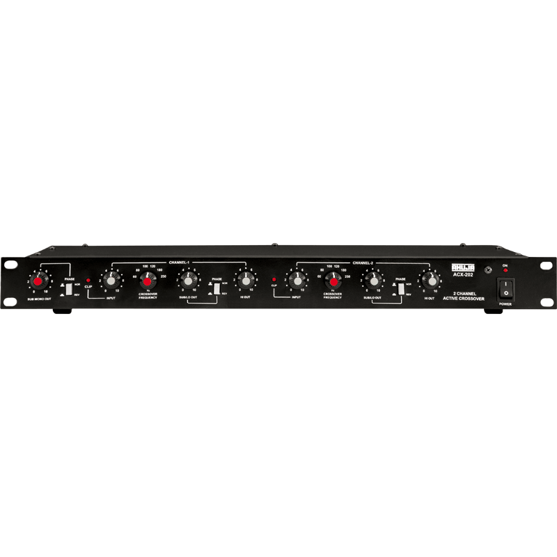Ahuja 2 Channel Active Crossover ACX-202