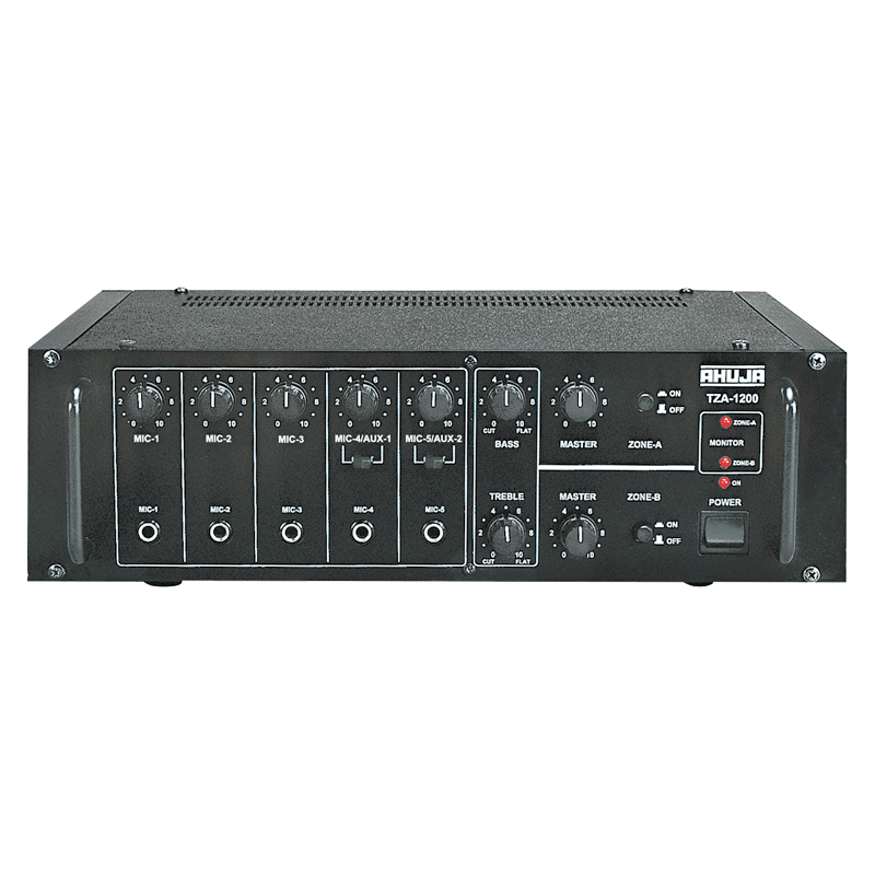 Ahuja 2 Zone PA Mixer Amplifier 120W TZA-1200